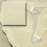 thumbnail of Sonnensegel SunComfort Rechteckig - Profi Sonnenschutz aus HDPE-Gewebe Farbe:Creme,Größe:3.00 x 4.00 m