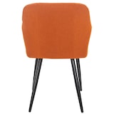 thumbnail of Cadeira de jantar Shila tecido/laranja