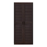 thumbnail of Helloshop26 - Guarda-roupa moderno para quarto unidade de armazenamento atemporal 1 prateleira MDF 176 x 80 x 52 cm efeito nogueira 03_0006375