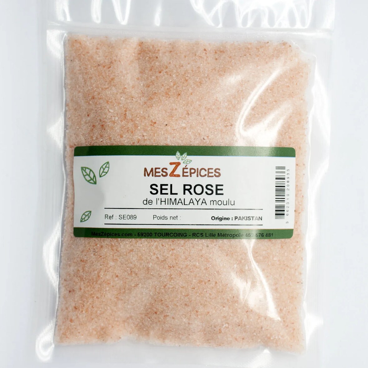 MesZépices - Sel rose de l'Himalaya moulu - Sachet de 1 kg