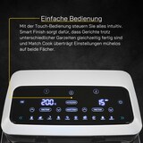 thumbnail of Gutfels AIRFRY5010 Heißluftfritteuse Schwarz-Silber | 2600 W | 8,5 L / 2x 4,2 L Fassungsvermögen | Match Cook | Smart Finish