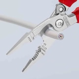 thumbnail of KNIPEX   Kabelschere mit Präzisionsschneiden für Kabel bis Ø 15 mm, schneidet z.B.