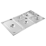 thumbnail of Stalgast Edelstahl GN-Deckel Serie STANDARD, GN 1/9