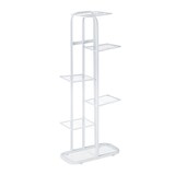 thumbnail of Relaxdays Blumentreppe Metall, 6-stufige Blumenetagere, außen & innen, HBT 107 x 44 x 24 cm, Pflanzenregal, weiß