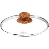 thumbnail of STONELINE® 30 cm Glasdeckel, mit Knauf in Holzoptik