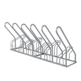 thumbnail of Fahrradständer für 6 Fahrräder 210x40x85 cm Stahl feuerverzinkt 2x3 höhenversetzt mit Anlehnbügel