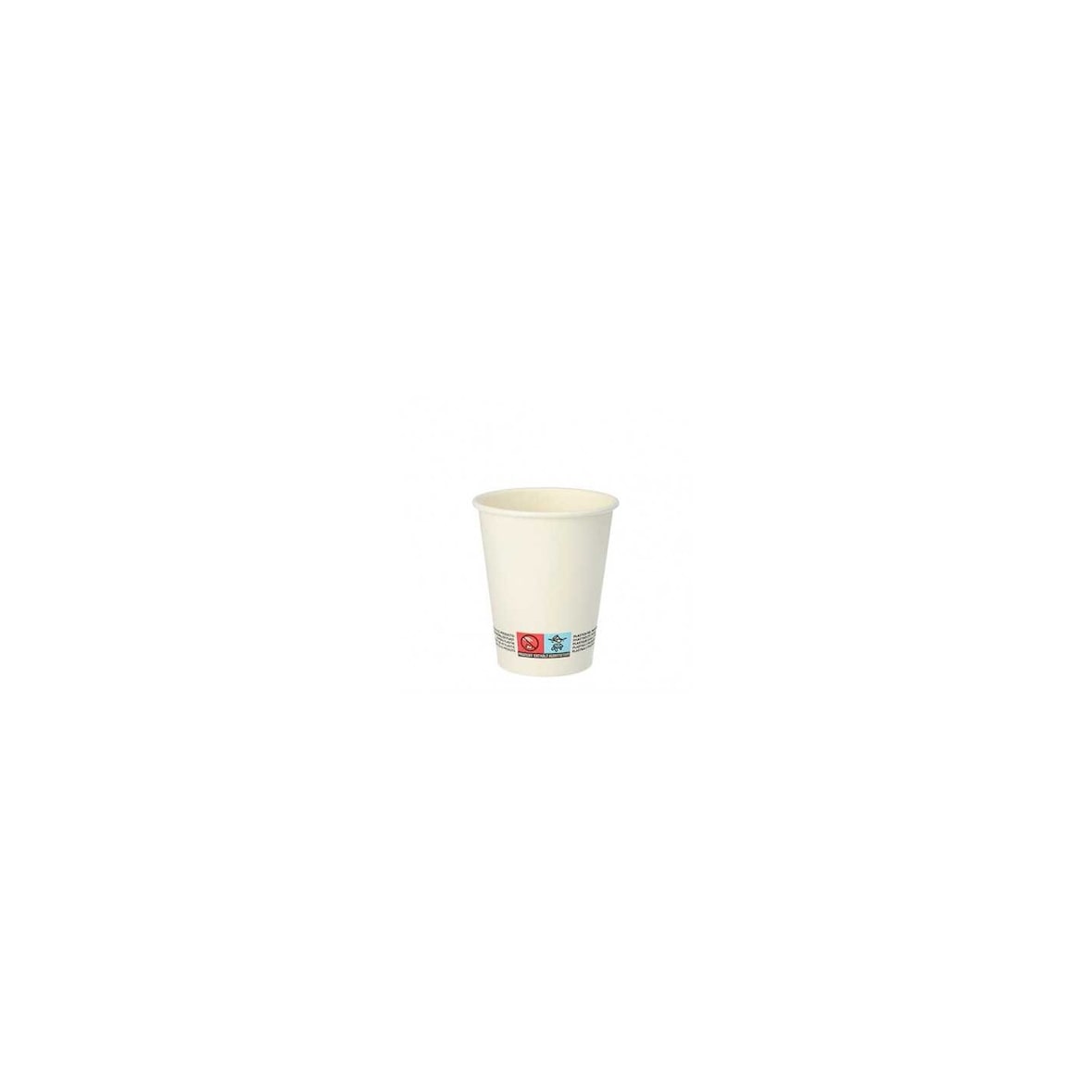 50 Copos de cartão "To Go" 0,18 l Ø 7 cm · 8 cm branco