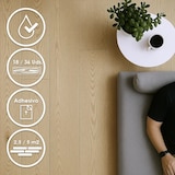 thumbnail of Arquiservi - Piso vinílico autoadesivo Carvalho Dourado Fosco (25M²) - Instalação Fácil, Resistente à Água, Compatível com Piso Radiante