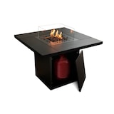 thumbnail of MF - Tavolo braciere da esterno a gas Square Table fino a 10 kW in acciaio zincato nero