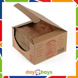 thumbnail of DayBays 20 Kg Döner-Tüten 16x16 cm braun mit rotem Druck "DÖNER KEBAB" und Spenderbox