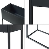 thumbnail of Helloshop26 - Pflanzenständer im Outdoor-Stil erhöhter Ständer 80 x 80 x 25 cm schwarz 03_0010362