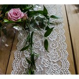 thumbnail of 15cm Tischläufer Spitze 9m Vintage Tischband Breites Blumen Spitzenband zum Nähen Dekorieren Basteln Tischdeko Stuhldeko Hochzeitsdeko Hochzeit Weiß