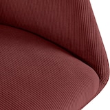 thumbnail of Esszimmerstuhl Olema Cord bordeauxrot