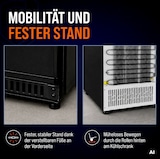 thumbnail of GastroHero Lagerkühlschrank ECO 600 Schwarz 562 Liter Umluftkühlung 0 bis +8 °C automatische Abtauung Gewerbe Kühlschrank
