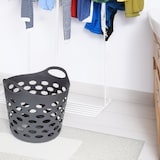 thumbnail of WellHome - Cesto portabiancheria grigio 28 L