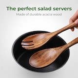 thumbnail of Dayshake Salatbesteck aus Holz 2-teilig - Luxuriöses Salatbesteck - Nachhaltiges Salatbesteck - Salatbesteck - Spülmaschinenfest