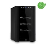 thumbnail of Les Petits Champs Cantinetta da vino in acciaio inox da 8 bottiglie, 23L CAVS8 free standing nera