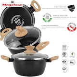 thumbnail of Magefesa Orbe Set di Pentole Induzione 6-Piece Antiaderente Casseruoli, Padelle Design Moderno, Nero