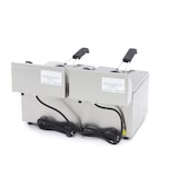 thumbnail of Friteuse - 2 x 8 L - 2 manden - tot 2,8 kg friet