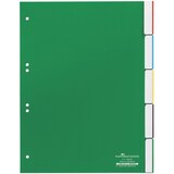 thumbnail of Durable 6220 05 Register - Hartfolie, blanko, grün, A4, 5 Blatt