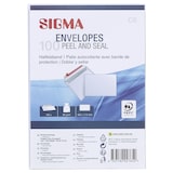 thumbnail of SIGMA Enveloppen, C6-formaat, zonder venster, zelfklevend, wit, 100 stuks