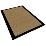 thumbnail of Tapete de poliéster WellHome 100x150cm em marrom e preto