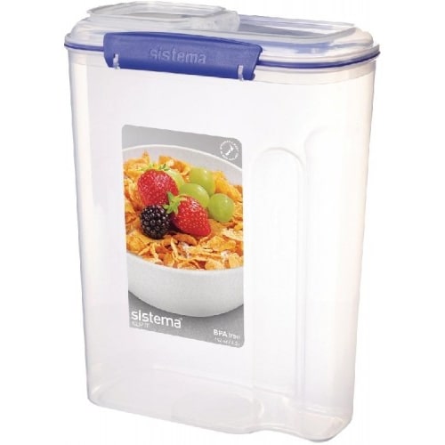 Boîte de conservation à céréales 4,2 Litres, en polypropylène