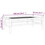 thumbnail of vidaXL Garten-Couchtisch 100x55x33 cm Bambus