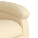 thumbnail of vidaXL Massagesessel mit Aufstehhilfe Creme Stoff