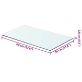 thumbnail of vidaXL Regalboden Glas Transparent 60x30 cm