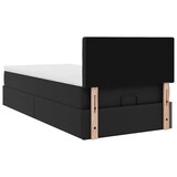 thumbnail of vidaXL Ottoman-Bett mit Matratzen & LEDs Schwarz 100x200 cm Kunstleder