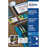 thumbnail of AVERY Pochette de 80 cartes de visite (85x54 mm) 260g coins droits Jet d'encre finition mate