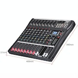 thumbnail of Table De Mixage 8 Canaux Avec Bluetooth USB Et Alimentation 48V YONIS