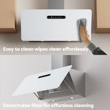 thumbnail of CIARRA Afzuigkap A+++ 650m3/u Afzuigkap 90 cm WIFI + APP en knoppen met aanraaksensor Booster VM9736KW