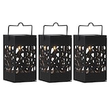 thumbnail of LED  Solar Laternen hängend stehend H:11cm Terasse Garten 3St.
