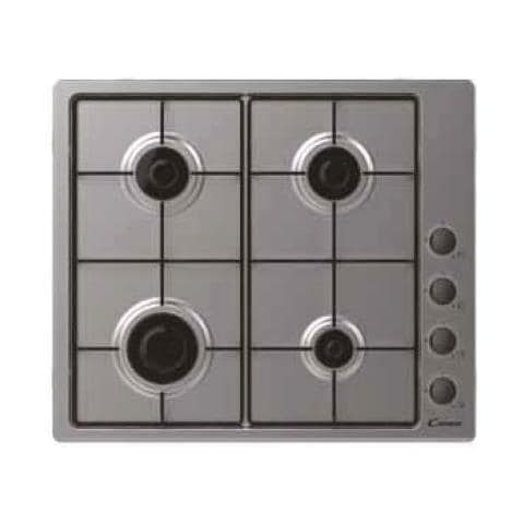 CANDY Table De Cuisson à Gaz 59.5cm 4 Feux Noir chw6lbx
