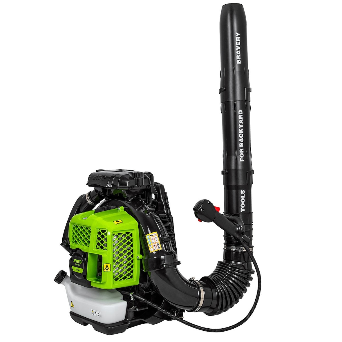 Soplador profesional con correas traseras ajustables de 3.6HP VITO