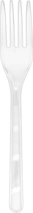 thumbnail of MONOUSO - Forchetta Riutilizzabile PS Trasparente 18cm (800 Pezzi)