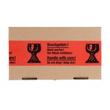 thumbnail of 108 Rollen Rolle Klebeband PVC “Bruchgefahr“ (50 mm x 60 m) signalrot Paketband Transport Umzug Versand BB-Verpackungen