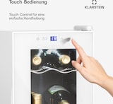 thumbnail of Klarstein Shiraz 12 Slim Uno Weinkühlschrank 32l/12Fl.Touch 85 W 5-18 °C LED Weißes Glas