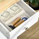 thumbnail of Aparador de Cocina con 3 Cajones 3 Puertas y Estantes Ajustables Mueble Auxiliar de Almacenaje para Comedor Salón Moderno Antivuelco 101x40x85 cm