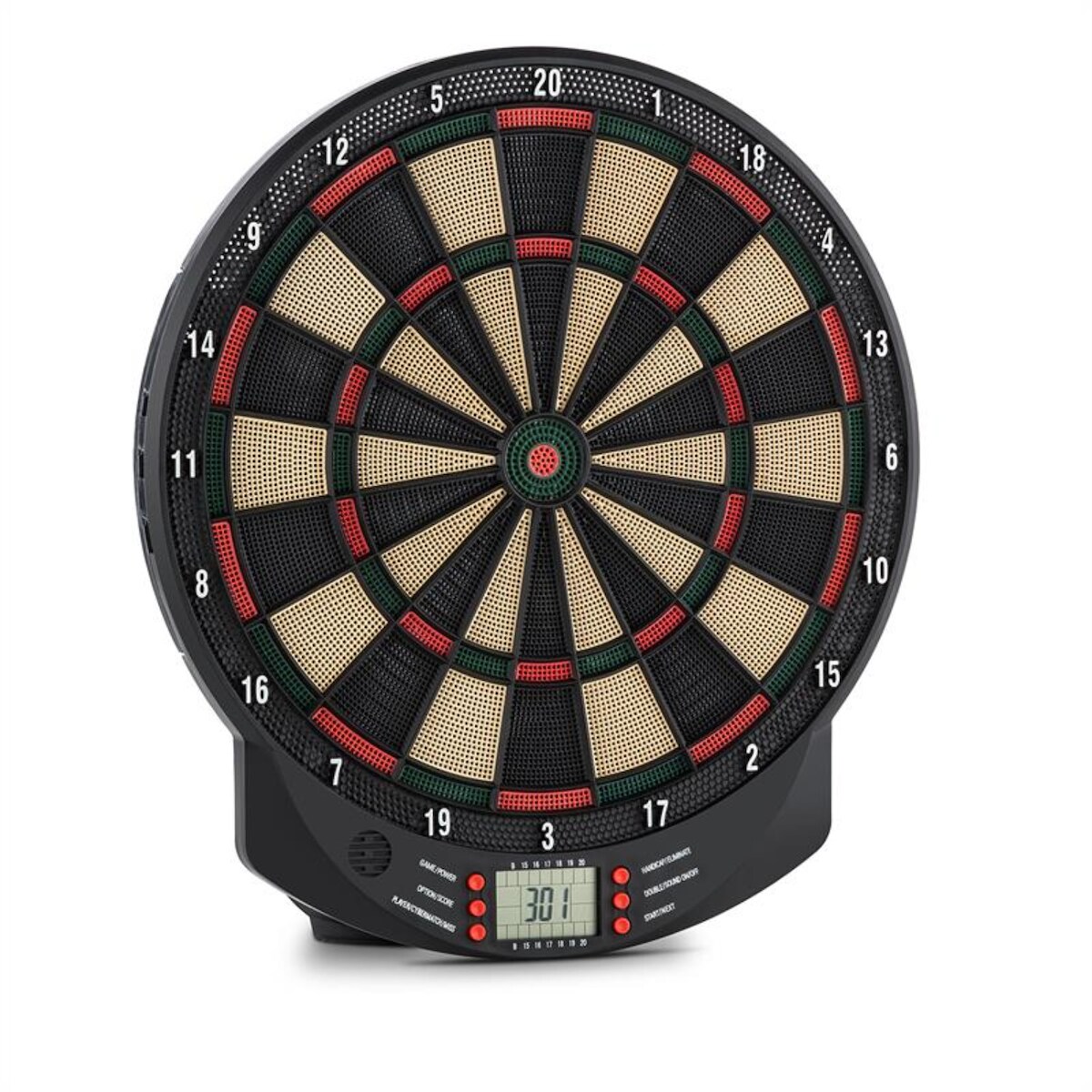 klarfit Dartomat Dartscheibe Dartautomat Softtip 26 Spiele Sound Schwarz