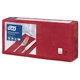 thumbnail of 1500x TORK Zelltuch-Servietten 33 x 33 cm 3-lagig 1/8 Falz bordeaux (477418-40)
