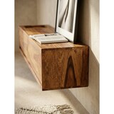 thumbnail of Massivholz Wand-Lowboard, Hochwertiges TV-Board aus Sheeshamholz, Modernes Design, 2 Schubladen. 108x34x25 cm | Kadima Design