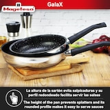 thumbnail of Magefesa Deep Galax - Juego de Sartenes 18 + 26cm, Acero Inoxidable, Libre de PFOA y Metales Pesados, Antiadherente Efecto Piedra, Induccion