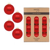 thumbnail of 12 Weihnachtskugeln Glas 8cm glänzend - Christbaumkugeln Weihnachtsbaumkugeln Weihnachten Christbaumschmuck Weihnachtsbaumschmuck Rot