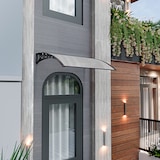 thumbnail of Pensilina Per Copertura In Policarbonato Alveolare Tettoia Modulabile Per Esterno Porte Balcone Finestre Elegante Resistente Trasparente 60 x 100 cm