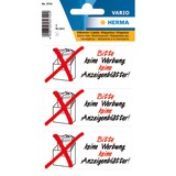 thumbnail of HERMA Hinweisetikett 5742 Werbung 79x34mm sw/rt 3 St./Pack