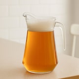 thumbnail of Valentin 2er Set Glaskrug 1,15L Milch-Kanne mit Henkel Wein-Karaffe Limo Saft