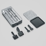 thumbnail of SEVERIN RG 2366 Black Line Lite Raclette-Grill mit Naturstein und Grillfläche